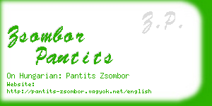 zsombor pantits business card